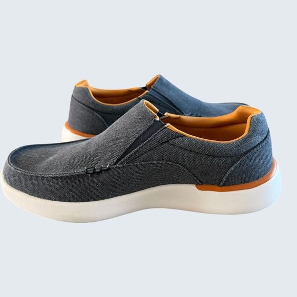 OrthoComfoot Men\'s Canvas Slip-On Loafers ZGBX02 Size EU 42 US 9 Arch Support main image 4